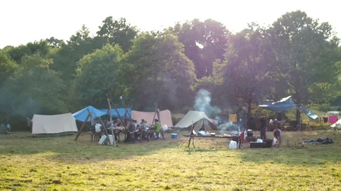 Camp Tente GIF by Scouts et Guides de France