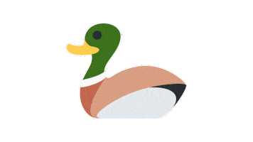 emojivid animals emoji duck emojivid Sticker