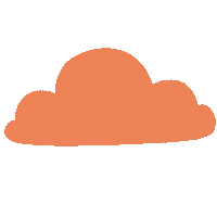 Orange Sunset Sticker