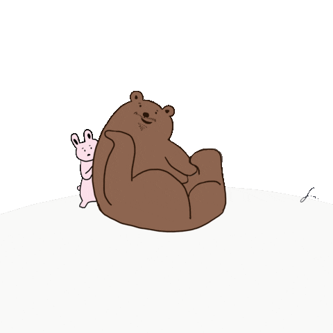 fartynrabbie giphyupload love gym bear Sticker