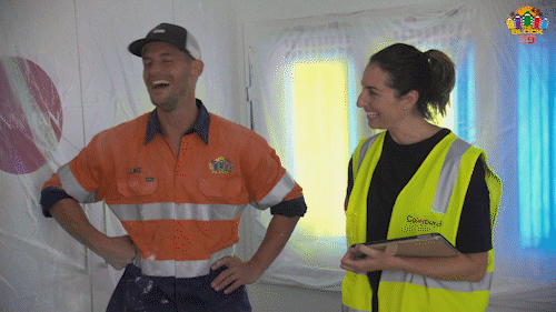 Channel 9 Laughing GIF by The Block
