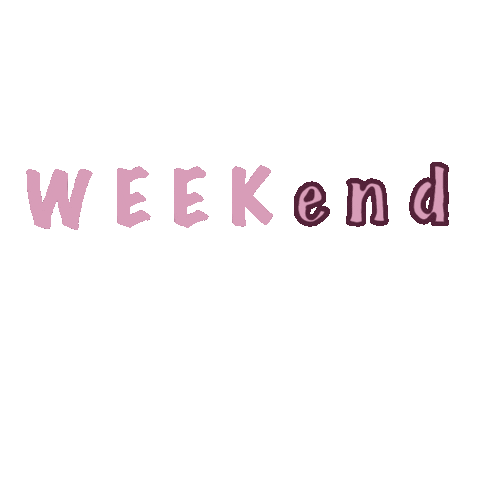 Weekend Week Sticker