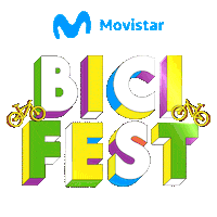Bici Sticker by Movistar Ecuador