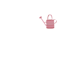 Watering Can Plant Growing Sticker