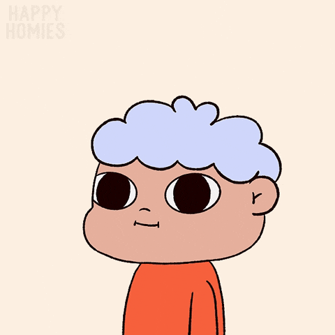 Awkward Stare GIF by Happy Homies