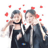 Falling In Love Thank You Sticker by koreadispatch