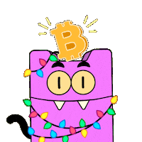Merry Christmas Bitcoin Sticker by Nexio