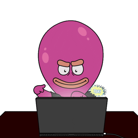 Typing Escribiendo Sticker by Octo Gaming