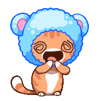 Confused Cat Sticker by Mino Games