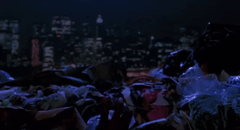 thatalexd giphygifmaker hand trash tmnt GIF