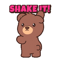 Teddy Bear Dancing Sticker by BEARISH