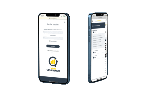 Phone Vender Sticker by Vive Vendiendo