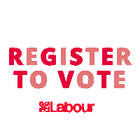 uklabour election labour corbyn registertovote Sticker