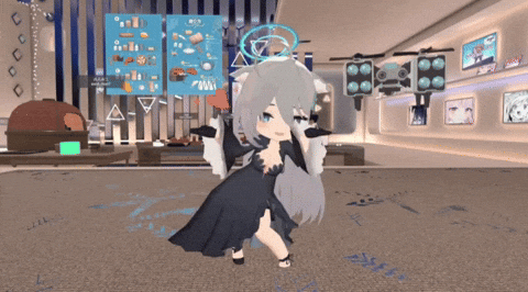 Arona Dance Sunaokami Shiroko GIF