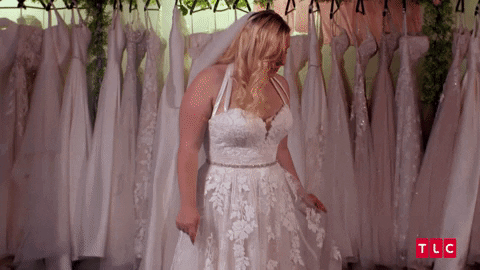 Wedding Dress Bride GIF by TLC Europe
