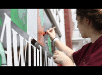 St Patricks Day Painting GIF by Roanoke College