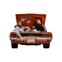 Red Car Sticker by Jan Emanuel