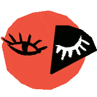 PSTOdesign pizza eyes wink eye Sticker