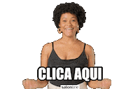 Clica Aqui Sticker by Salon Line