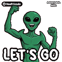 Happy Lets Go Sticker by VeeFriends