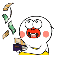 Money Shopping Sticker by kwaesam