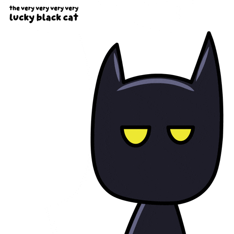 Black Cat Hello GIF by VeeFriends