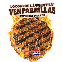 Whopper Sticker by Burger King México