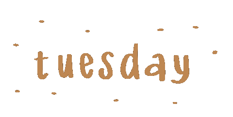 Orange Tuesday Sticker