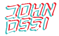 johnossi logo 3d 3d effect johnossi Sticker
