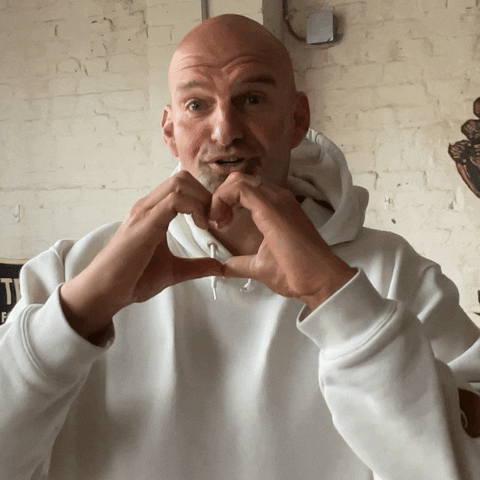 johnfetterman heart hands john fetterman GIF