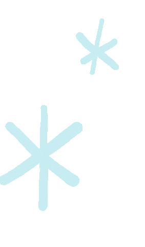 Snow Star Sticker by Stefanie Shank