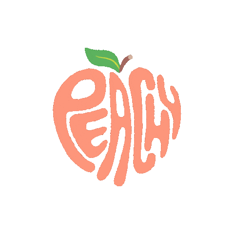 Fruit Peach Sticker