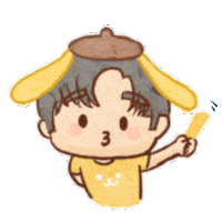 Dog Pudding Sticker