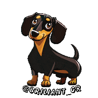 Sausage Dog Sticker