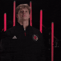 Go Cards Swimming GIF by Louisville Cardinals