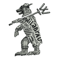 Wildbräubär Sticker by wildbraeu