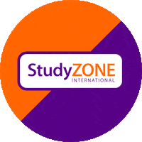 studyzoneint travel work and szwat Sticker