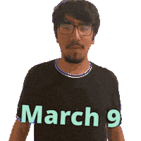 March 9Th Sticker