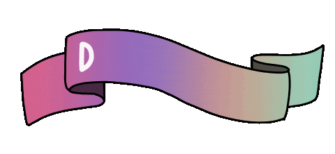 Rainbow Banner Sticker