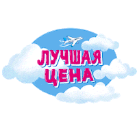 Clouds Plane Sticker by pobeda_aero