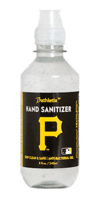 Bathletix mlb pirates handsanitizer cleanupyourgame Sticker