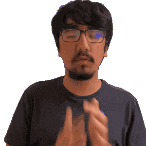 Thinking Face Nerd Alert Sticker