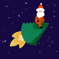 VIZART christmas xmas santa weihnachten GIF