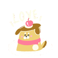 Pudding ぷりん Sticker