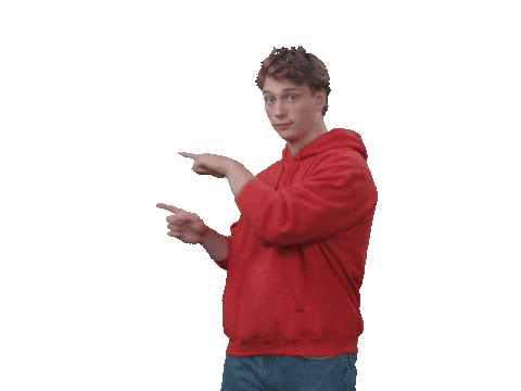 Pointing Direction Sticker by Radboud University