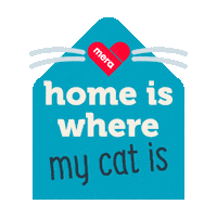 Cat Love Sticker by MeraPetfood