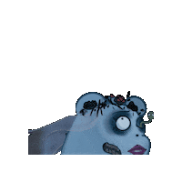 Corpse Bride Halloween Sticker by SuperRareBears