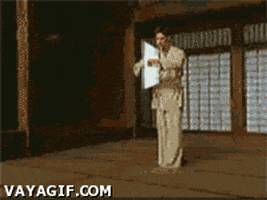 fight origami GIF