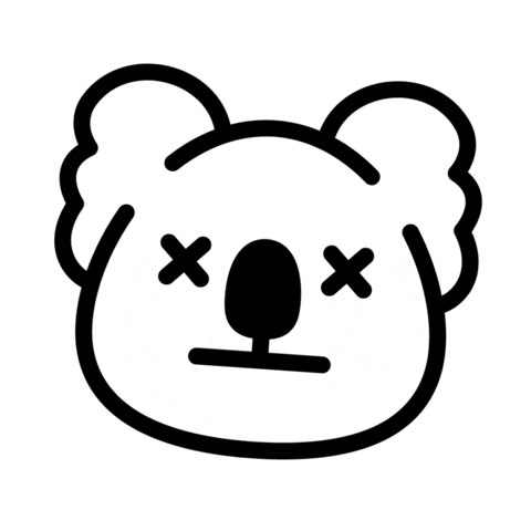 KoalaHair hair australia barber koala Sticker