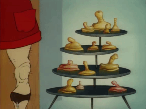 ren and stimpy nicksplat GIF